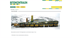 Desktop Screenshot of betoncentralen.gl