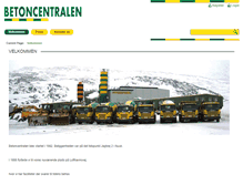 Tablet Screenshot of betoncentralen.gl